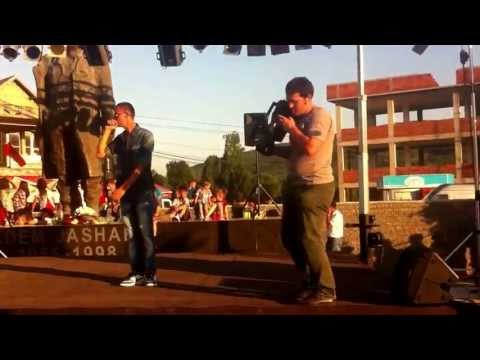 Eta-F Ft Kush .Dirtman On stage