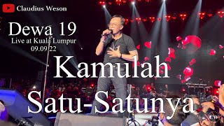 Download lagu Dewa 19 Live at Kuala Lumpur 9 Sep 2022: Kamulah Satu-Satunya mp3