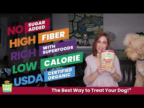 Yitto Paws organic, human grade dog treats have more fruit & peanut butter than other top brands.