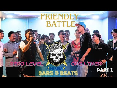 Nirem Beats and Bars Workshop Ep || Rap Battle || Zero Level vs One Liner || Friendly Battle Part I