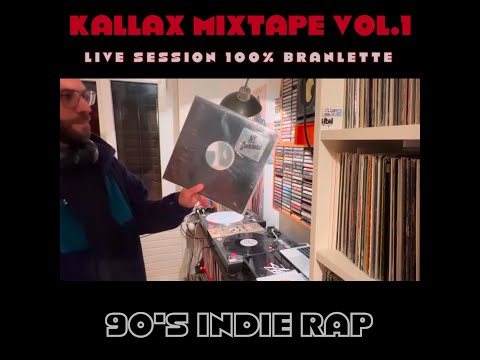 Kallax Mixtape Vol.1 - 90's Indie Rap - Live Session 100% Vinyl / Underground Hip Hop