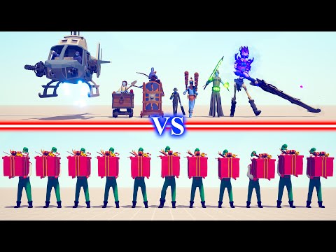 8 NEW HIDDEN UNITS Team vs PRESENT ELF Team - Totally Accurate Battle Simulator TABS