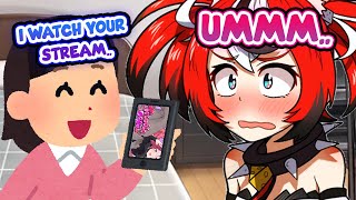 Bae when she knows MamaRat watch her Trouble Days stream【HololiveEN】