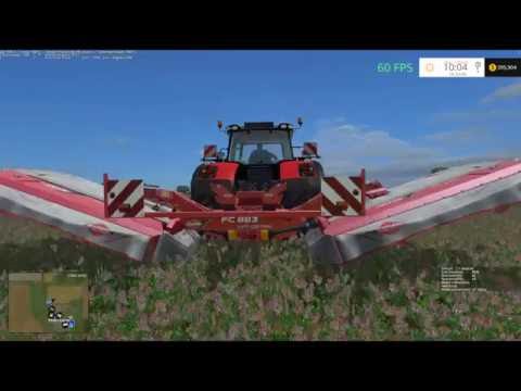 Farming Simulator 15 - Oklahoma - Cutting and chopping alfalfa