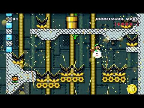 城に咲くハナは美しい? by げっぺい 🍄 Super Mario Maker 2 #ajt
