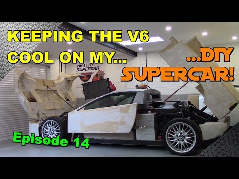 Building the Cooling system for my DIY Supercar: Prototype Ep14
