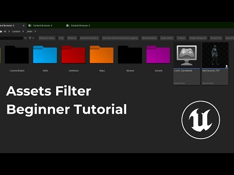 How to use Assets Filter in Unreal Engine | Beginner Tutorial