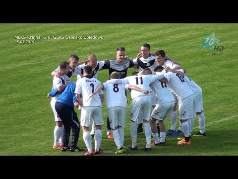 Skrót meczu: MLKS Krajna Sępólno Krajeńskie - GLKS Osielsko Żołędowo (5:0), 25.05.2019 r.