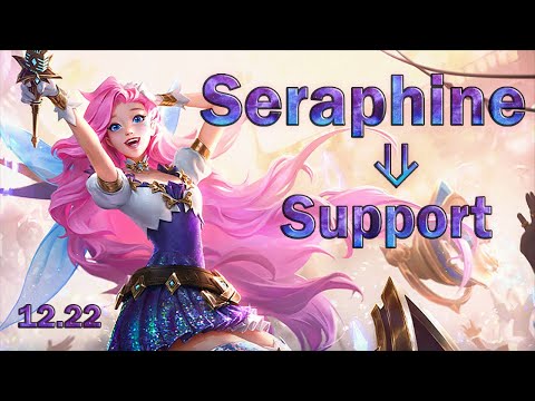 Seraphine vs Xerath | Support | Full game | League of Legends - patch 12.22