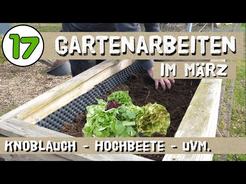 , title : '17 Gartenarbeiten mit denen du im März loslegen kannst - Gemüse, Boden, Düngen, Knoblauch, Erdbeeren'