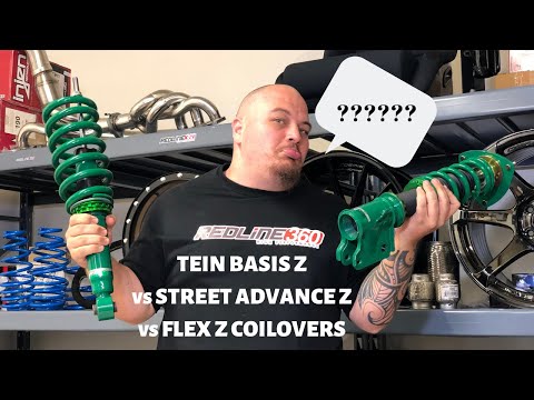 TEIN Coilovers: TEIN Basis Z vs Street Advance Z vs Flex Z - Whats the difference?
