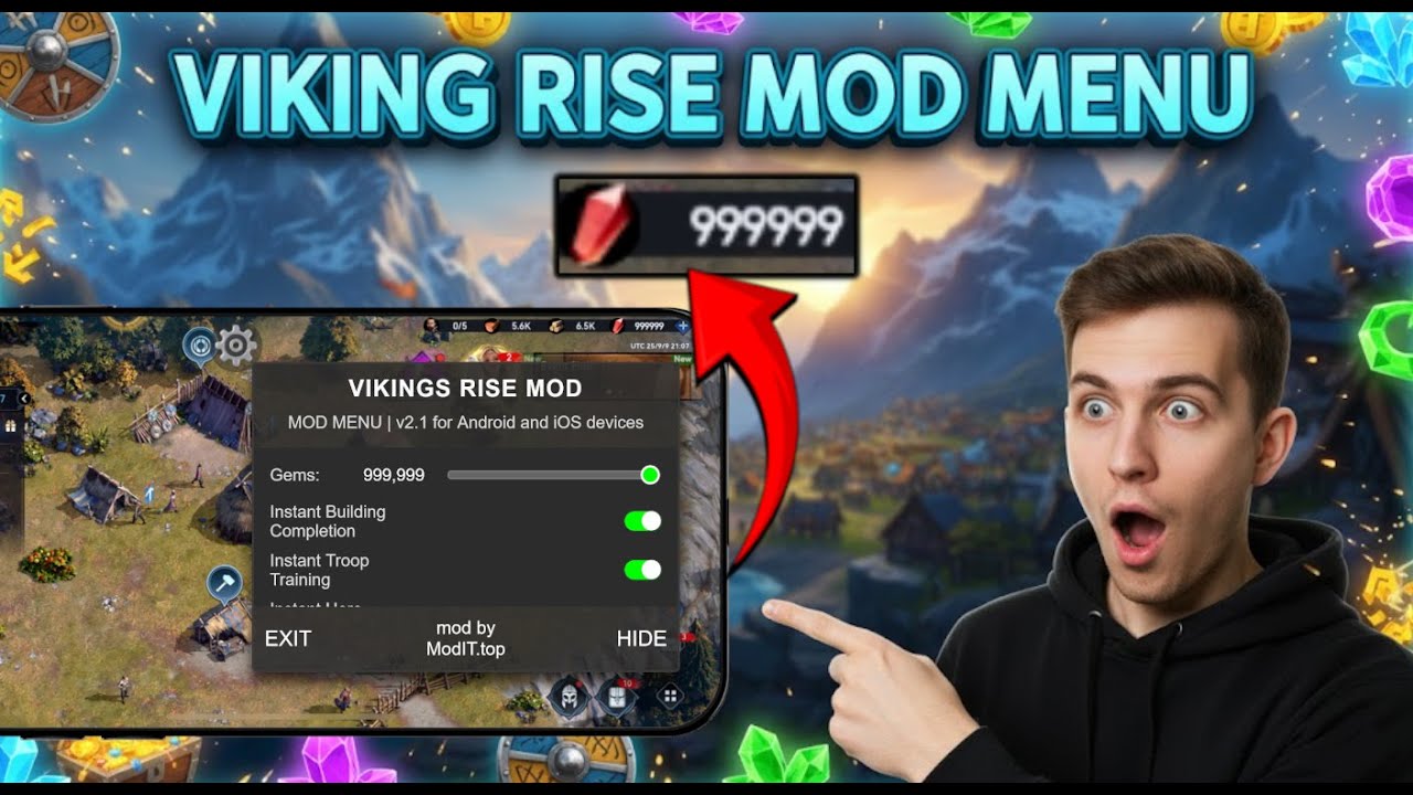 Ultimate Viking Rise Hack Tutorial Get Unlimited Free Gems iOS Android