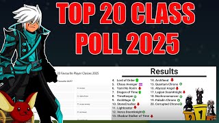 AQW Top 20 Class Community Poll 2025! + 2k Artix Point Giveaways