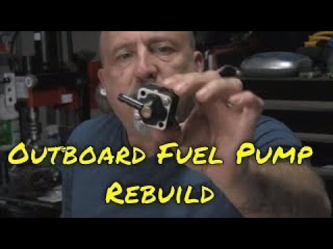 Johnson / Evinrude Small Outboard Fuel Pump Rebuild - Repair or Service