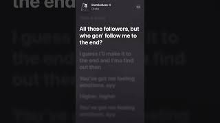 Drake Emotionless Lyrics💔 #music #trending #drake #rap #viral #spotify #lyrics #hiphop