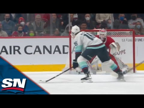 Jared McCann Buries Marcus Johansson's Spinning Pass With A Sweet Wrist Shot