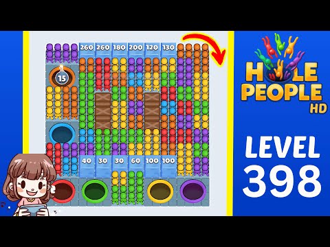 Hole People Level 398 Solution Walkthrough