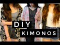 [2 MINUTE TUTORIAL] DIY KIMONO: 3 EASY WAYS ...