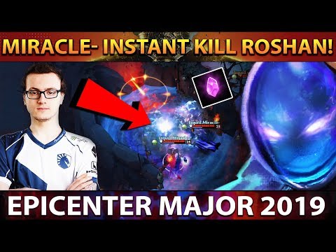WTF JUST HAPPENED?! MIRACLE- INSTANT KILL ROSHAN IN ONE SECOND WITH ARC WARDEN AT MIN 50 - EPIC DOTA