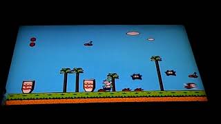 playing mario bros 2 nearly all night!