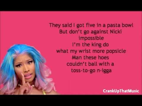 Nicki Minaj ft. Cassie - The Boys (Lyrics)