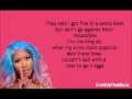 Nicki Minaj ft. Cassie - The Boys (Lyrics) 