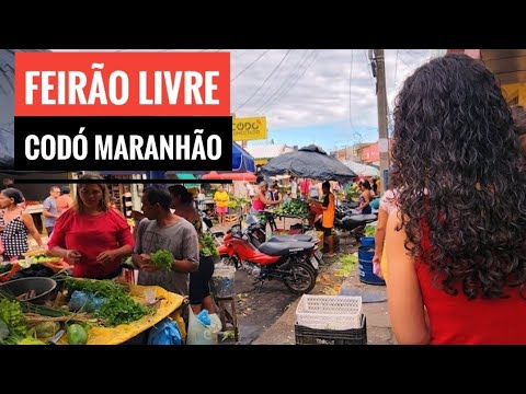 To the largest open-air market in the city of Codó in Maranhão.