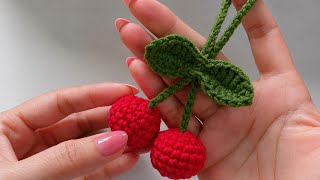Crochet Cherries 🍒 Pattern