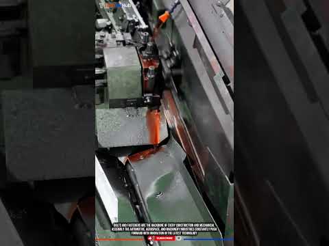 Innovation Technology Automatic Cold Forging Bolt Machine: Fast & Precise Production #tech