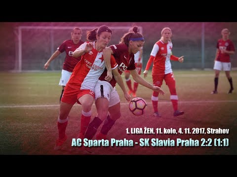 AC Sparta Praha - SK Slavia Praha 2:2 (1. liga žen, 11. kolo 2017/18)