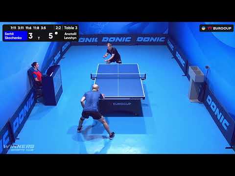 12:00 Serhii Skachenko - Anatolii Levshyn 02.09.2023 TT Euro.Cup  Ukraine Master. TABLE 3