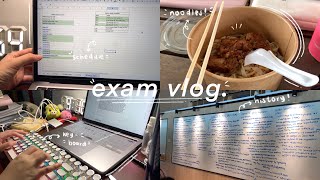 exam vlog 🌷| phy prac, hist exam, oral, mugging...