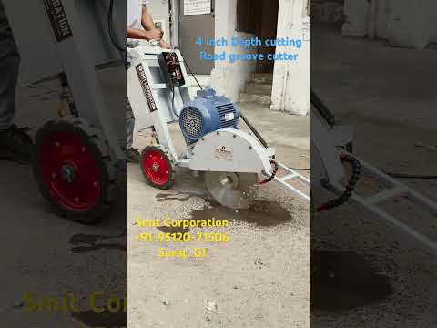 Electric Concrete Road Groove Cutter Machine