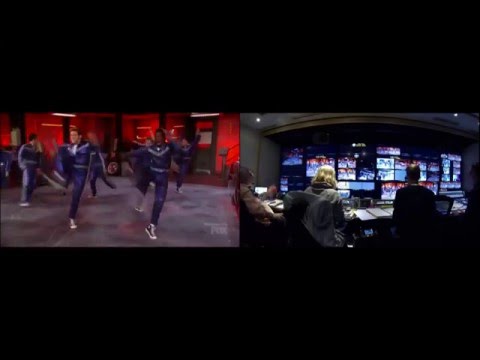Grease Live Control Room Split Screen