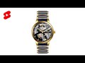 Rado Centrix Open Heart Watch in Black Ceramic and PVD Gold