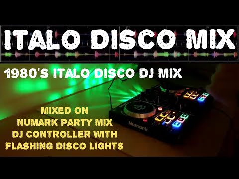 Italo Dance Music 1980s | DJ Mix with Numark Party Mix DJ Controller