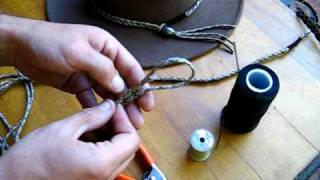 How to make a simple paracord hat band