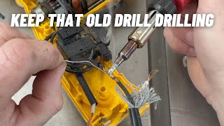 Drill Cord Replacement // DeWALT DW101 // Old Tools Still Have Value!!