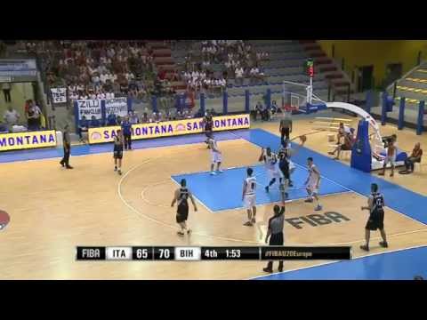Nedim Buza 28 points 10 rebounds vs Italy -U20 European championship 2015