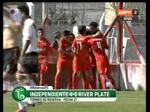 www.sabadogol.net RESERVA. INDEPENDIENTE . RIVER.  ESPN. 4-10-2015.