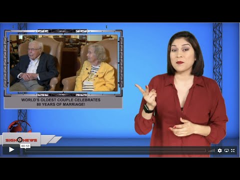 World's oldest couple celebrates 80 years of marriage! (ASL - 12.17.19)
