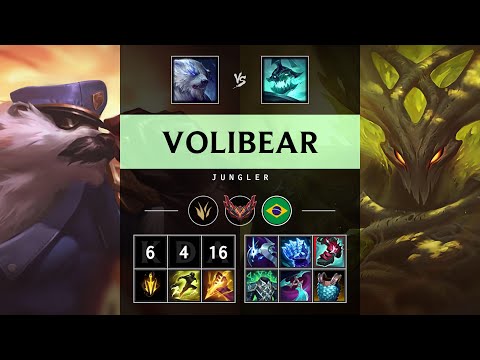 Volibear Jungle vs Hecarim - BR Grandmaster Patch 25.14