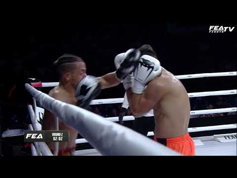 David Mejia vs Simon Santana .  Highlights. FEA WORLD GP Odessa 24.08.2019