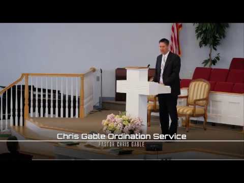 Chris Gable Ordination Service