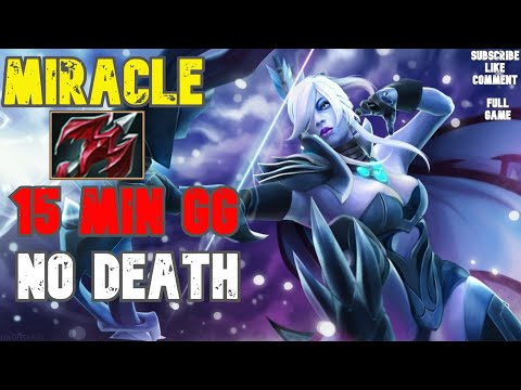 WTF!!! Miracle drow ranger Super fast end game and Totally ownage