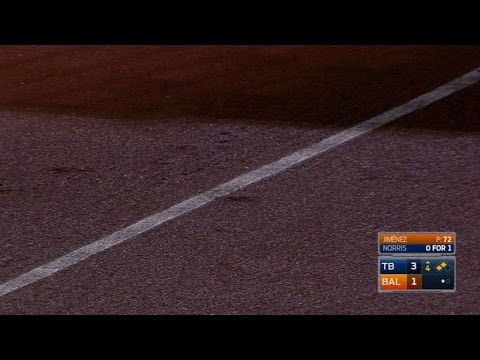 TB@BAL: Peterson's two-run double stands after review
