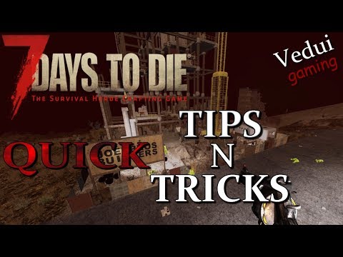 7 Days to Die | Working TV with 4 Channels using Electricity! | Quick Tips N Tricks Video