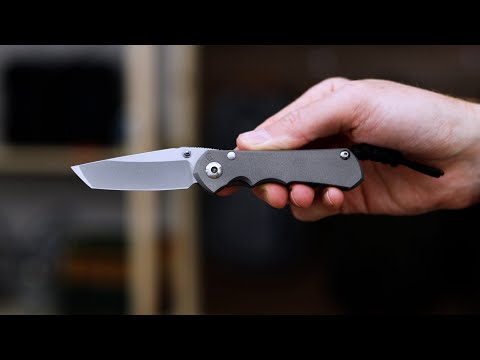 Chris Reeve Small Inkosi Tanto S45VN Silver Lugs Titanium Chris Reeve Small Inkosi Tanto S45VN Silver Lugs Titanium