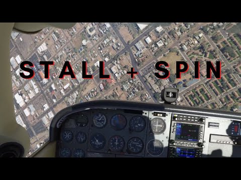 Spin Recovery in a Cessna 172 MSFS2020