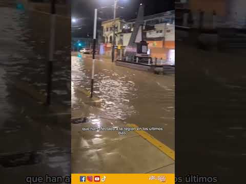 LLUVIA TORRENCIAL Y TORMENTA ELÉCTRICA EN TUMBES